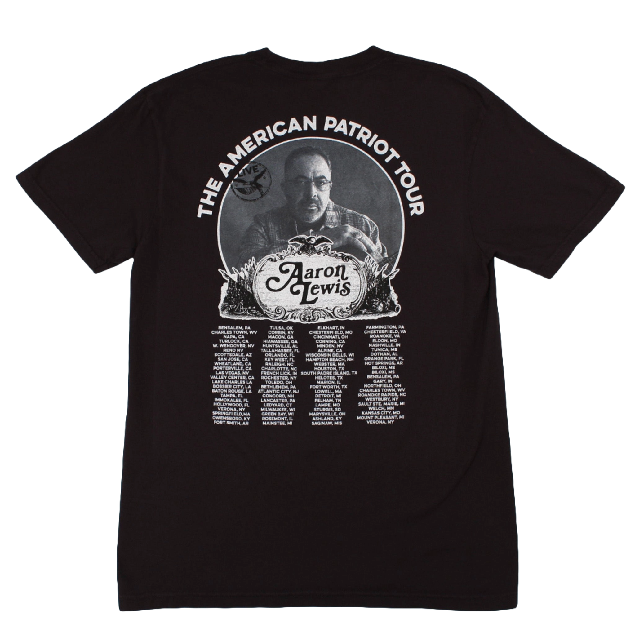 Aaron Lewis The American Patriot Pocket Tour Mens T Shirt Black Hoodie, Sweatshirt | CiraTrend.com (Image 2)
