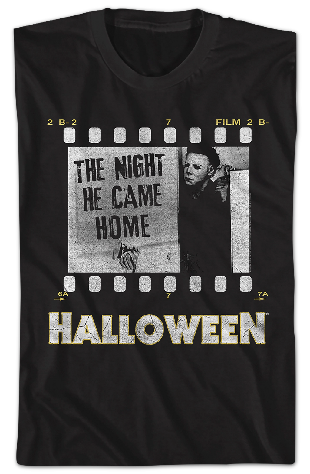 Film Strip Halloween T-Shirt Hoodie, Sweatshirt | CiraTrend.com (Image 2)