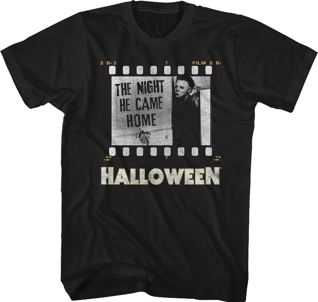Film Strip Halloween T-Shirt Hoodie, Sweatshirt | CiraTrend.com (Image 1)