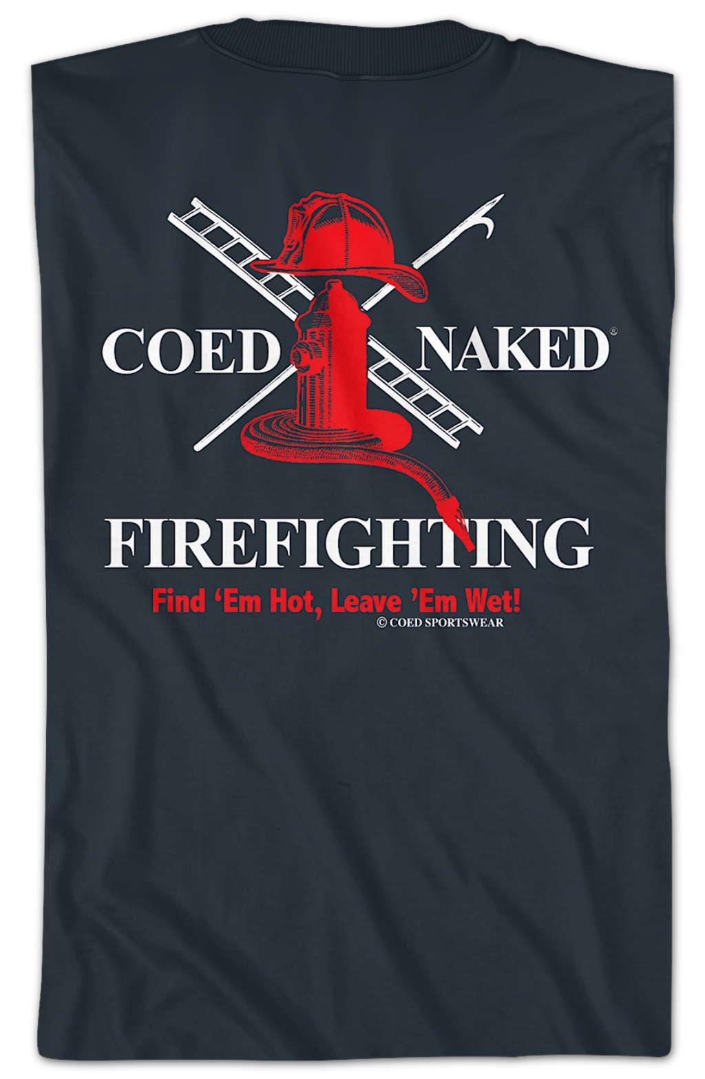 Firefighting Coed Naked T-Shirt Hoodie, Sweatshirt | CiraTrend.com (Image 2)