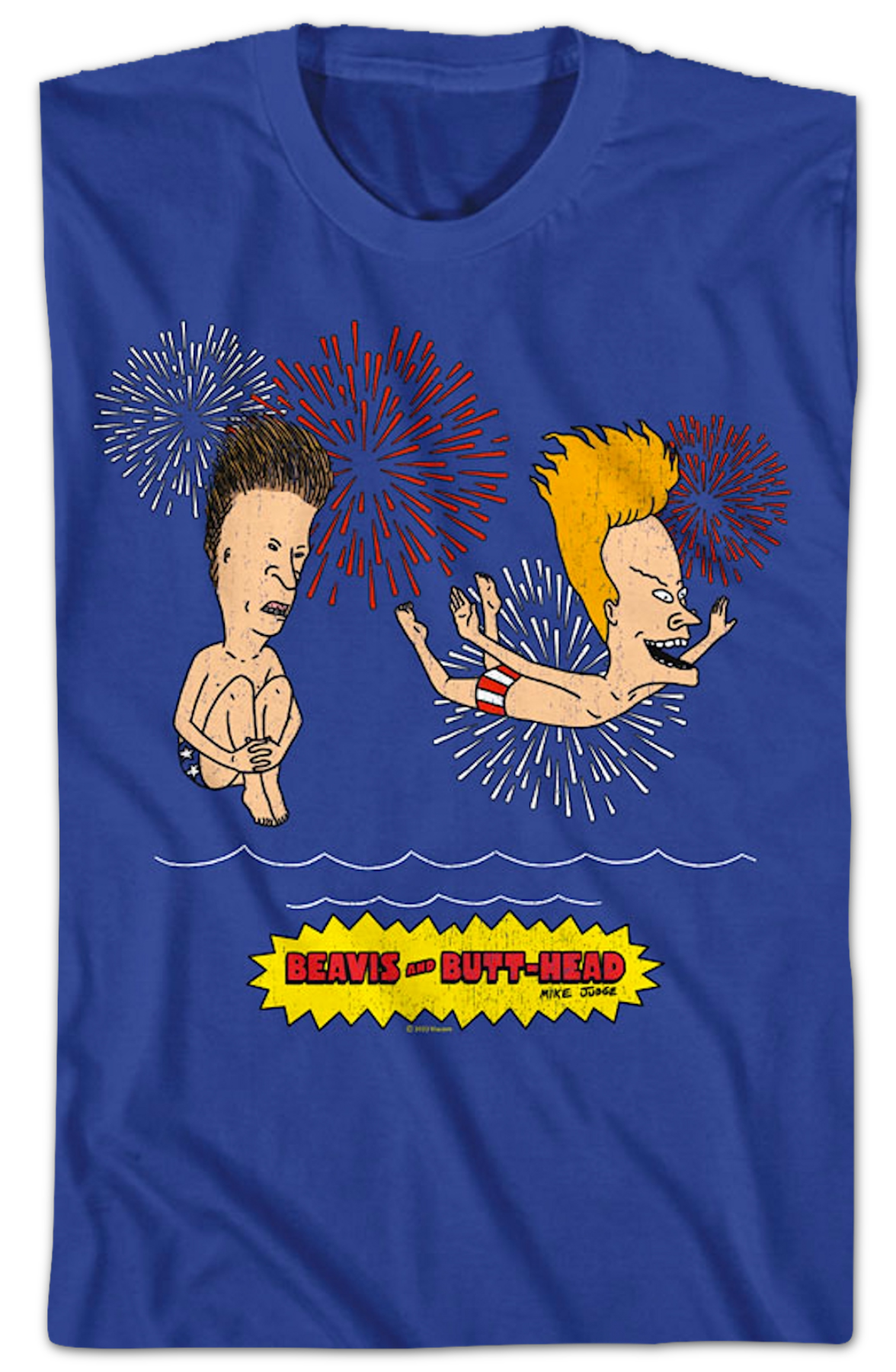 Firework Swim Beavis And Butt-Head T-Shirt Hoodie, Sweatshirt | CiraTrend.com (Image 2)