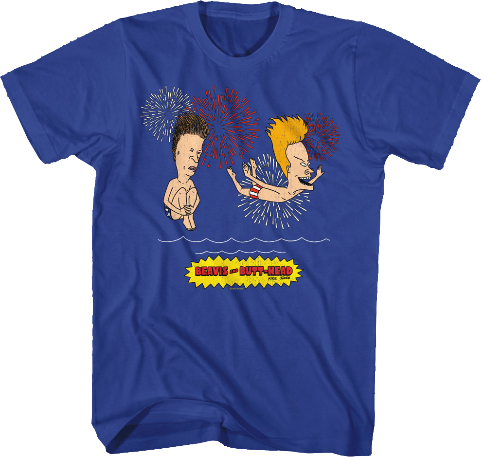 Firework Swim Beavis And Butt-Head T-Shirt Hoodie, Sweatshirt | CiraTrend.com (Image 1)