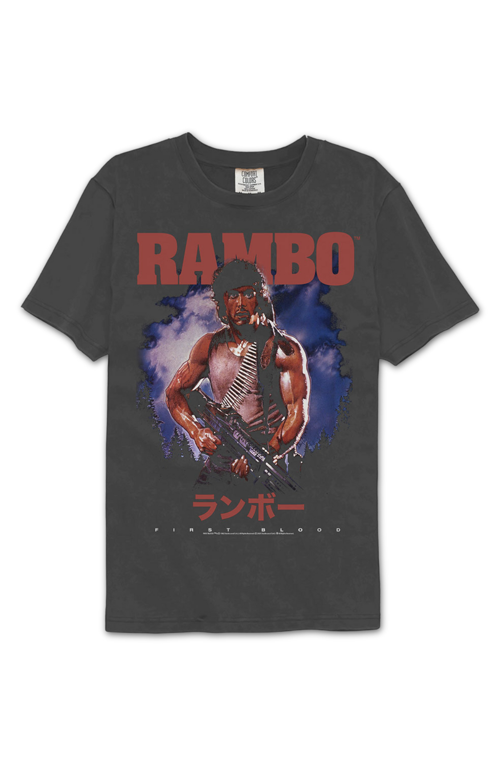 First Blood Japanese Rambo Comfort Colors Brand T-Shirt Hoodie, Sweatshirt | CiraTrend.com (Image 2)