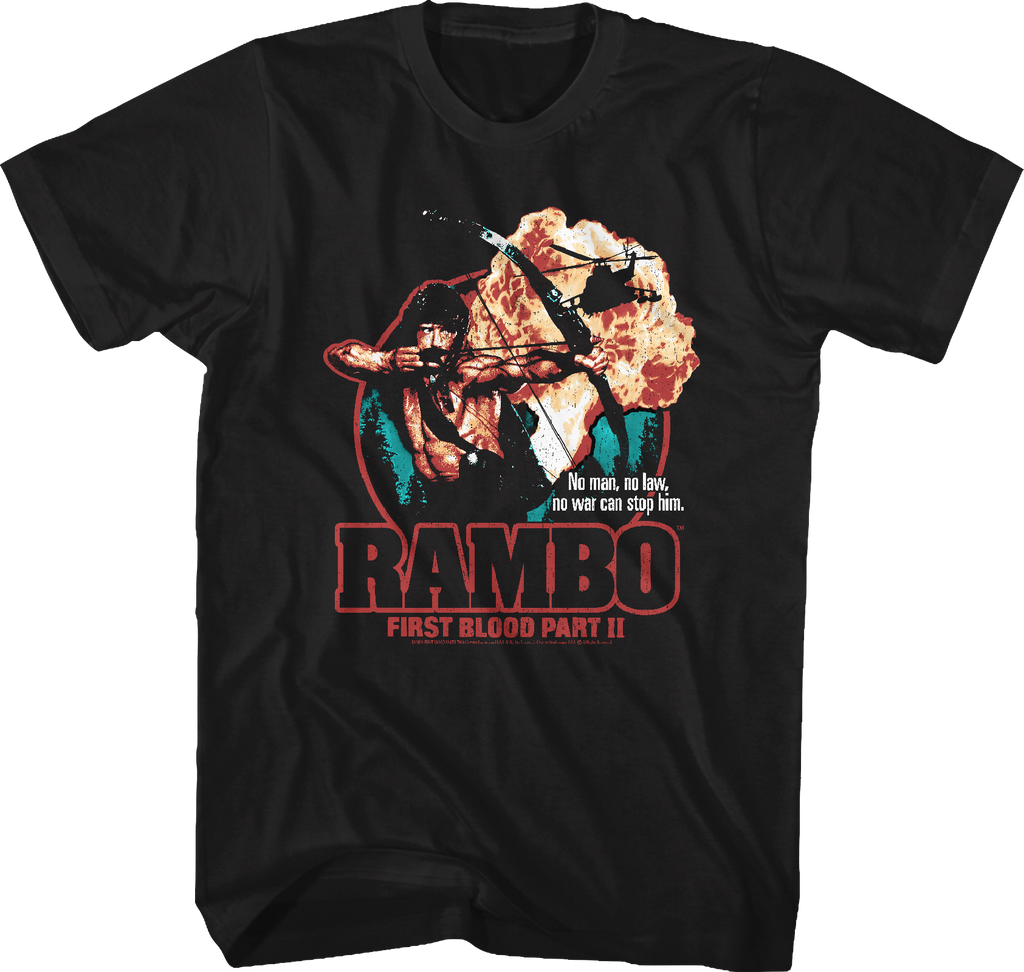 First Blood Part II Collage Poster Rambo T-Shirt Hoodie, Sweatshirt | CiraTrend.com (Image 1)