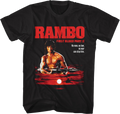 First Blood Part II Tagline Poster Rambo T-Shirt Hoodie, Sweatshirt | CiraTrend.com (Image 1)