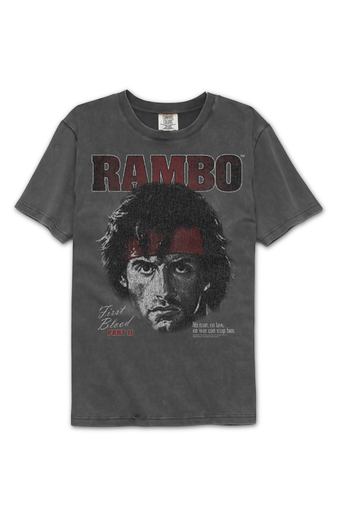 First Blood Pt 2 Portrait Rambo Comfort Colors Brand T-Shirt Hoodie, Sweatshirt | CiraTrend.com (Image 2)