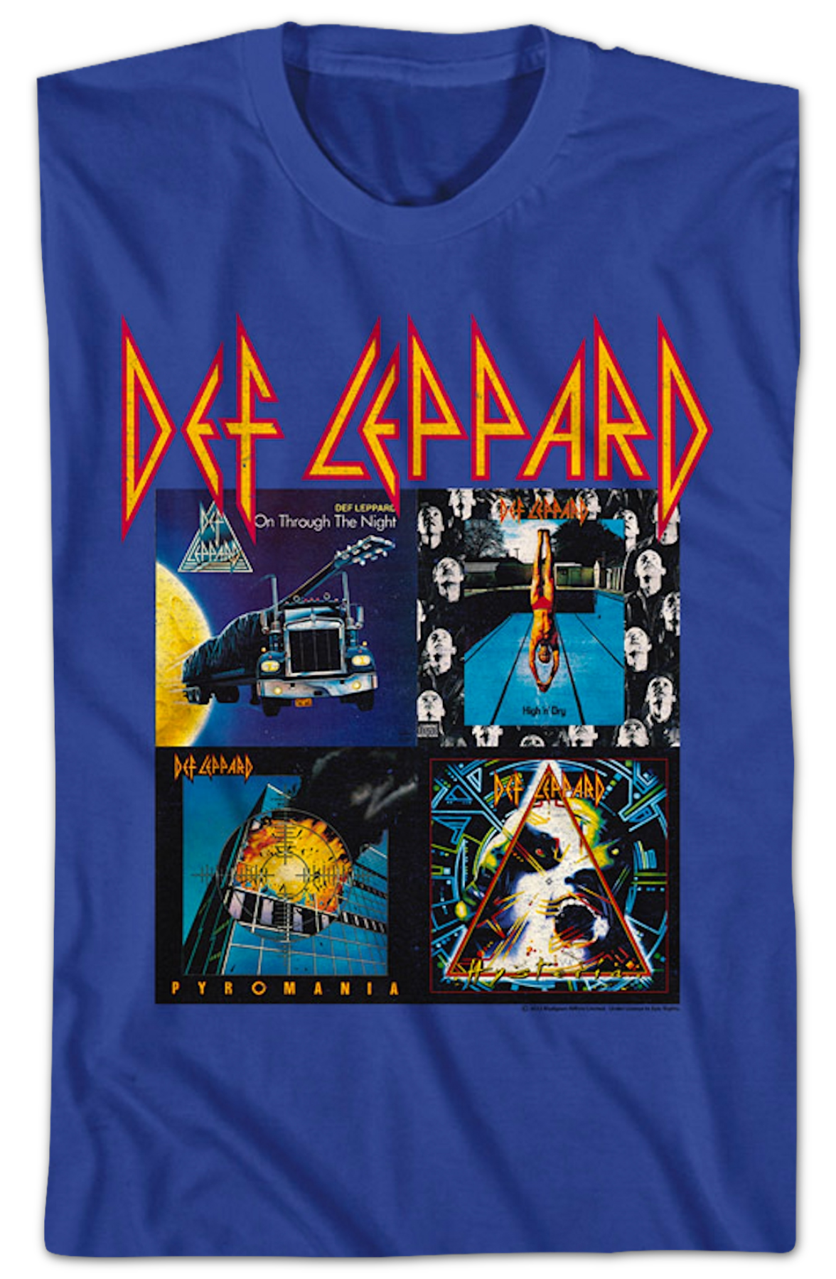 First Four Album Covers Def Leppard T-Shirt Hoodie, Sweatshirt | CiraTrend.com (Image 2)