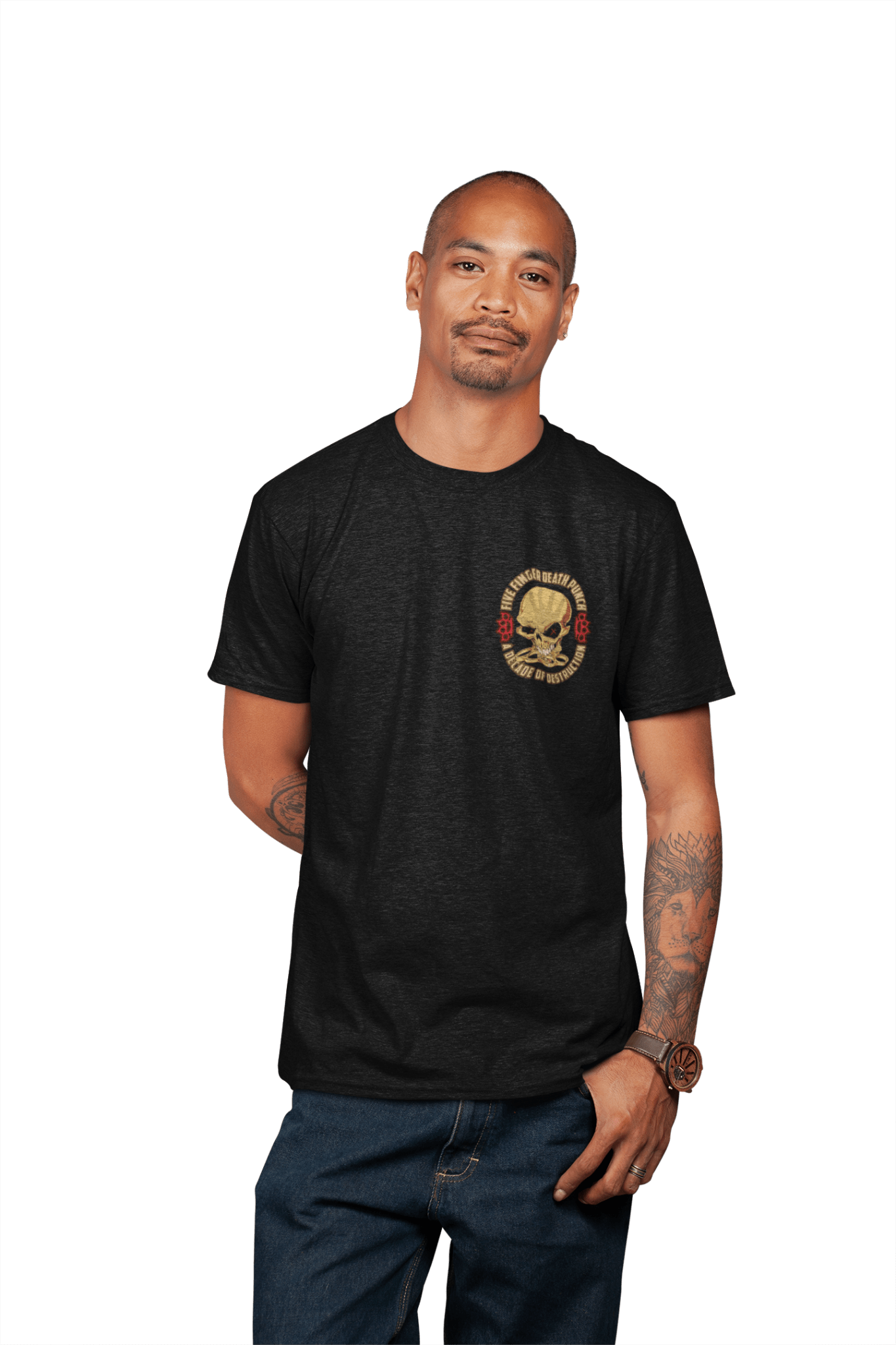 Five Finger Death Punch - Small Logo T-Shirt Hoodie, Sweatshirt | CiraTrend.com (Image 3)