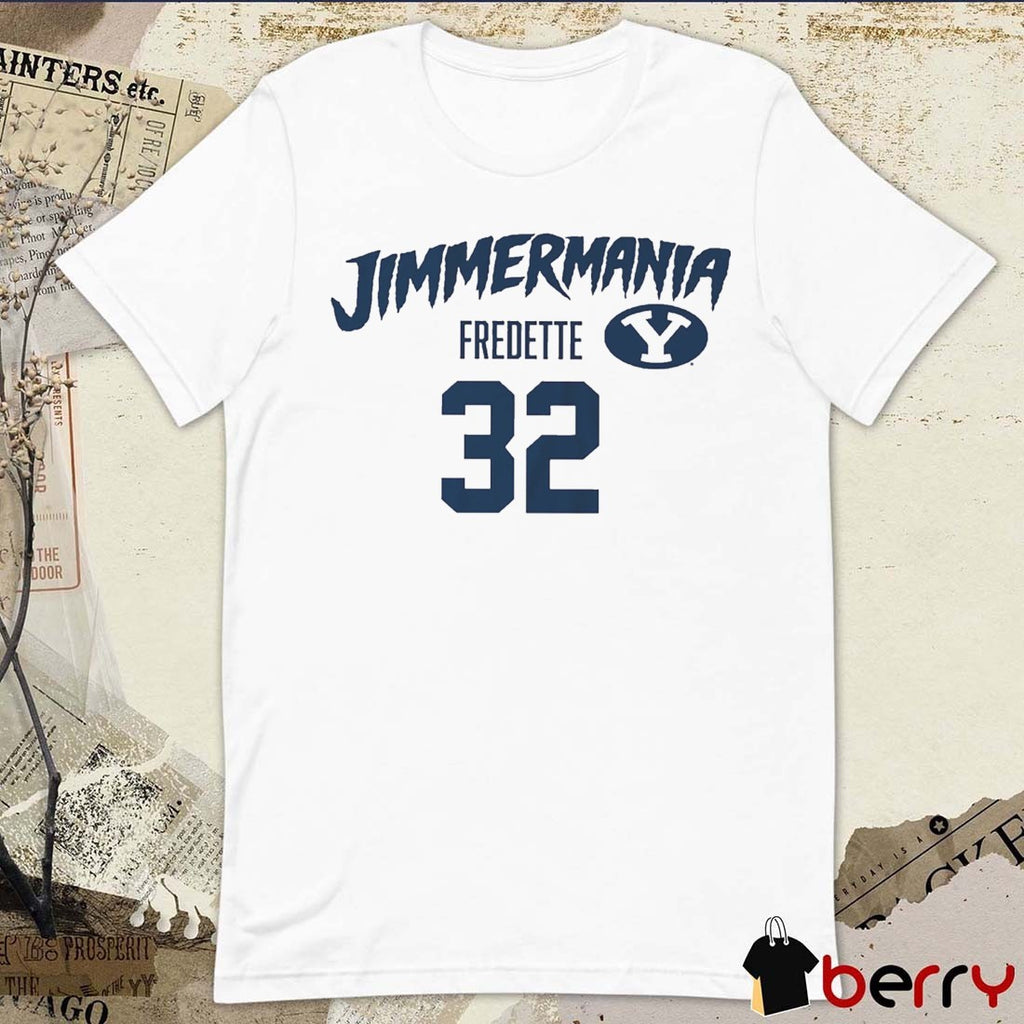Jimmer Fredette Jimmer Mania 32 BYU Basketball t-shirt