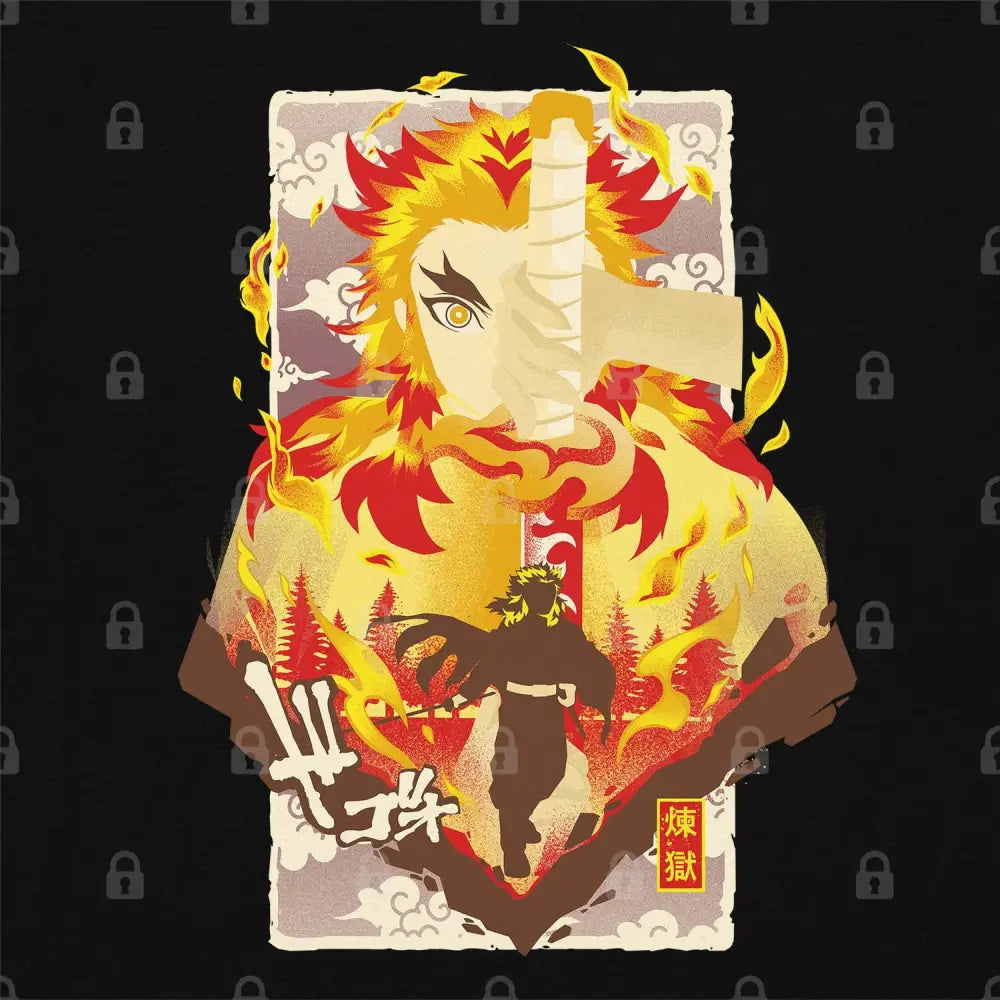 Flame Kyojuro T-Shirts, Hoodie, Sweatshirt