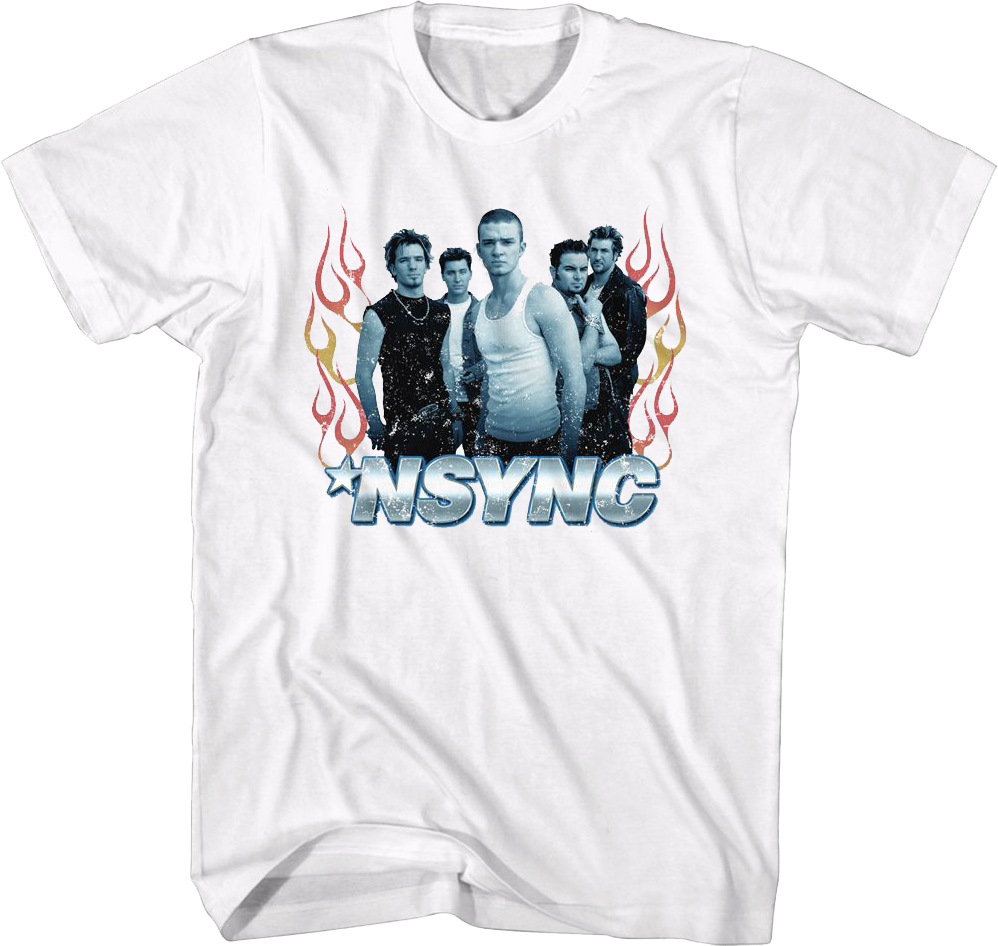 Flames NSYNC Shirt Hoodie, Sweatshirt | CiraTrend.com (Image 1)