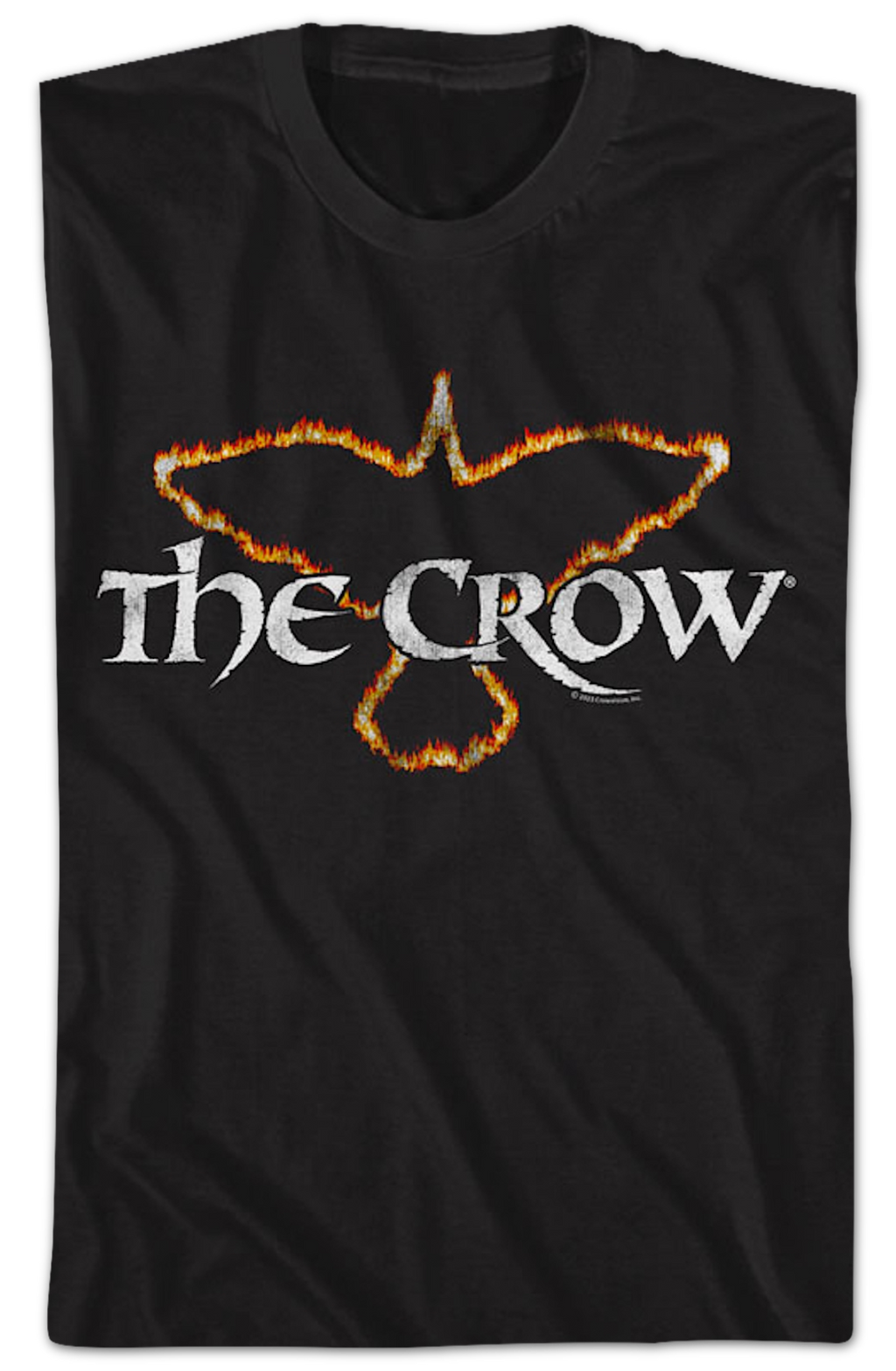 Flaming Logo The Crow T-Shirt Hoodie, Sweatshirt | CiraTrend.com (Image 2)