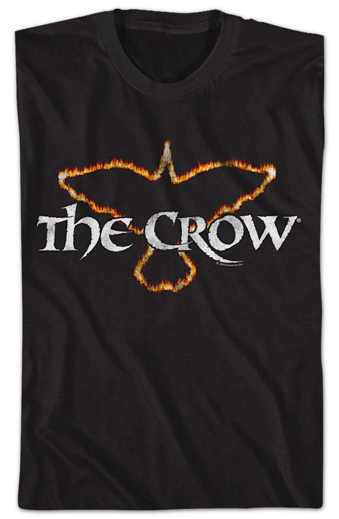 Flaming Logo The Crow T-Shirt Hoodie, Sweatshirt | CiraTrend.com (Image 2)
