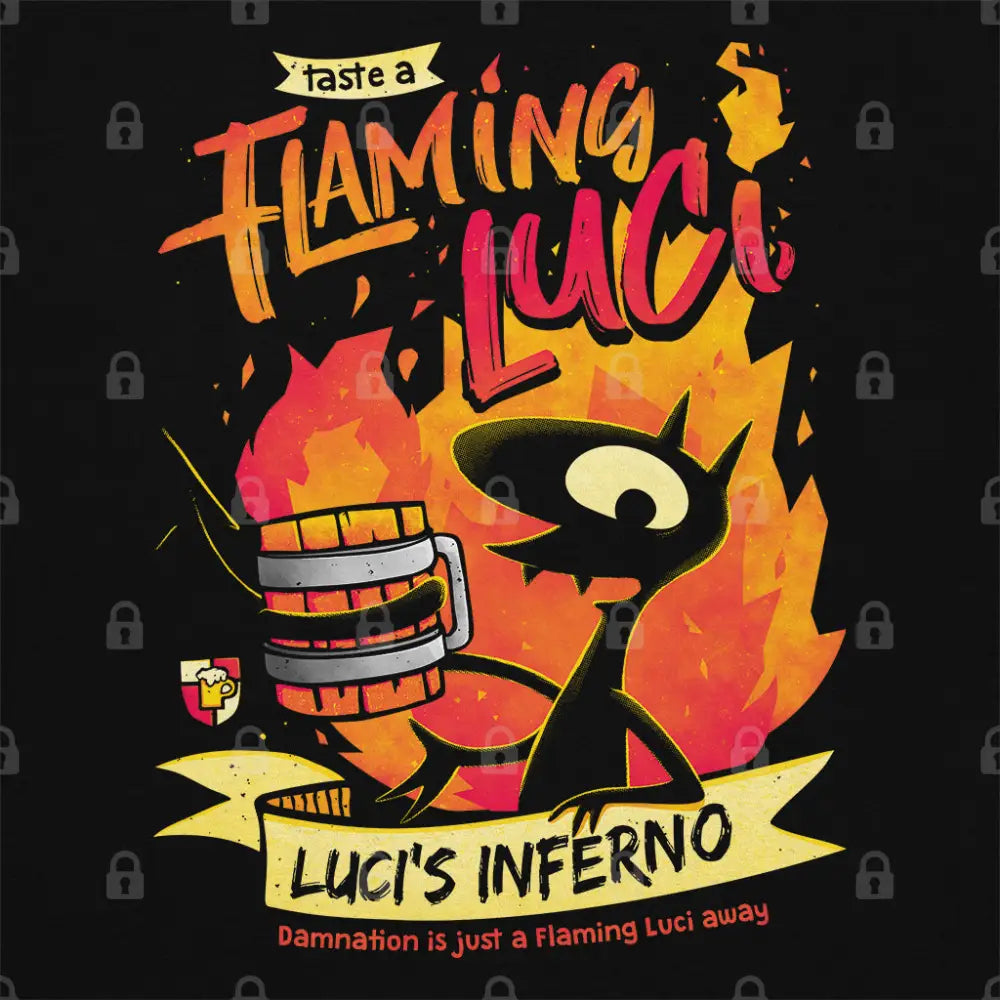 Flaming Luci T-Shirt Hoodie, Sweatshirt | CiraTrend.com (Image 1)