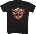 Flaming Mockingjay Hunger Games T-Shirt Hoodie, Sweatshirt | CiraTrend.com (Image 1)