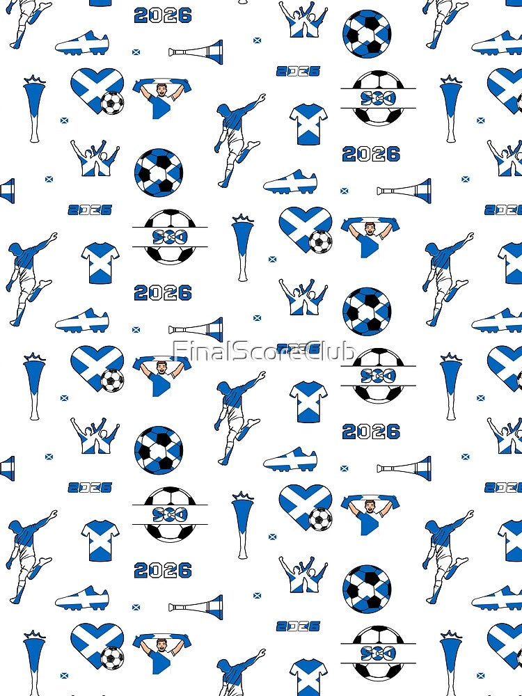 Scotland 2026 Soccer Collection by FinalScoreClub