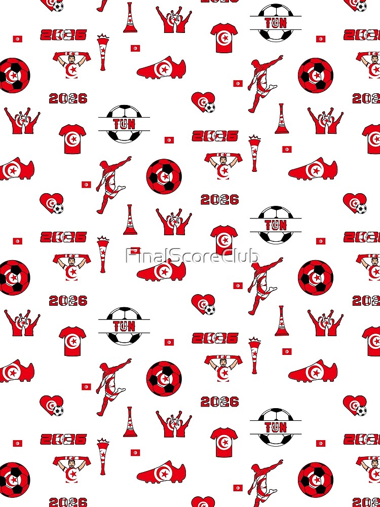Tunisia 2026 Soccer Collection by FinalScoreClub