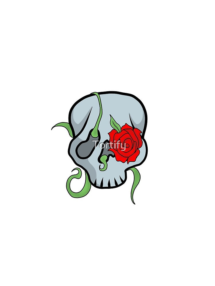 Rose skull by Tortify