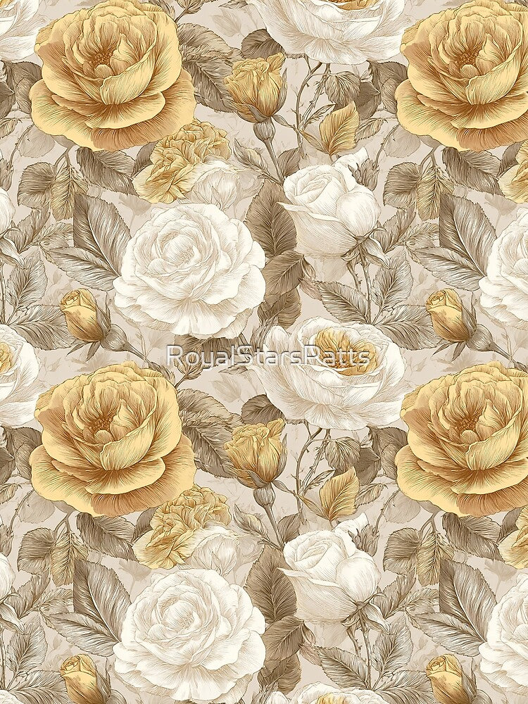 Trendy Rose Flower - Flower Floral Pattern  - Valentine'S Day Gifts For Her by RoyalStarsPatts