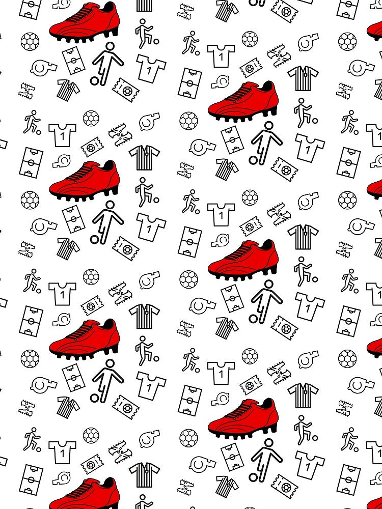 Soccer Cleat Graphic – Minimalist Football Player Gear Design by ArcticFoxStudio