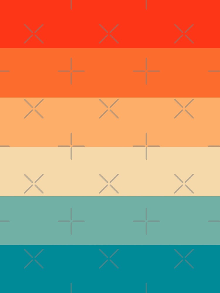 vintage retro style line patterns by funnyteen18