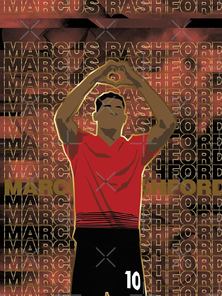 Marcus Rashford Poster / Print by Hevding