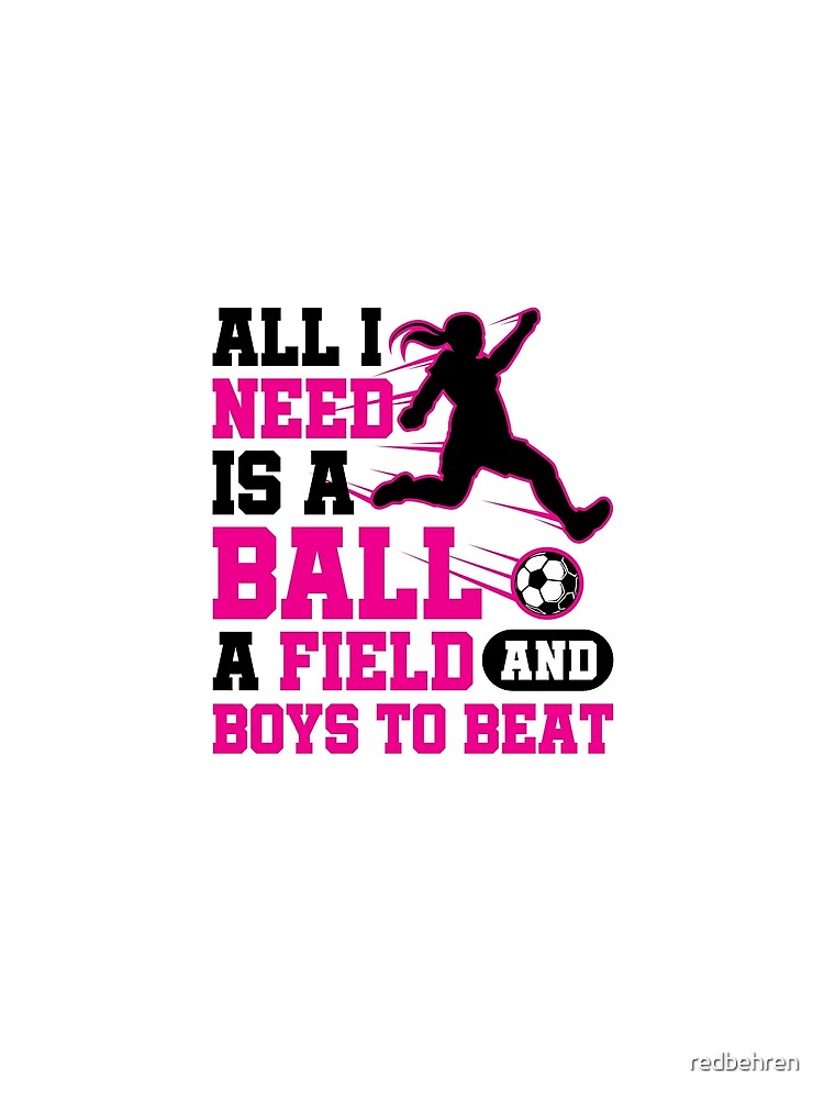Girls Soccer Shirt - This Princess Wears Soccer Cleats by redbehren