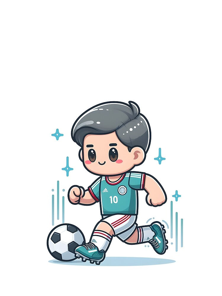 Kawaii Athlete: Soccer Jersey And Cleats by CanvasCutie