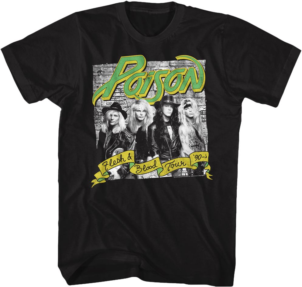 Flesh and Blood Tour Poison T-Shirt Hoodie, Sweatshirt | CiraTrend.com (Image 1)