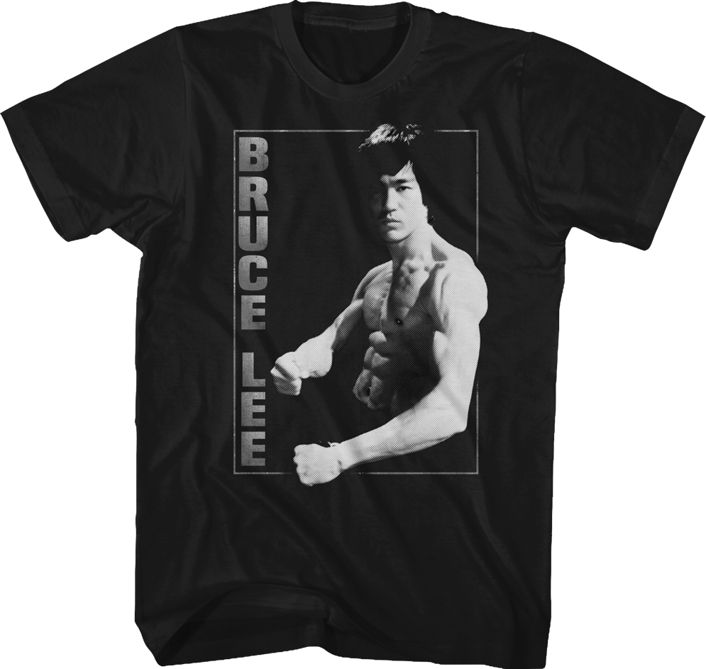 Flexing Bruce Lee T-Shirt Hoodie, Sweatshirt | CiraTrend.com (Image 1)