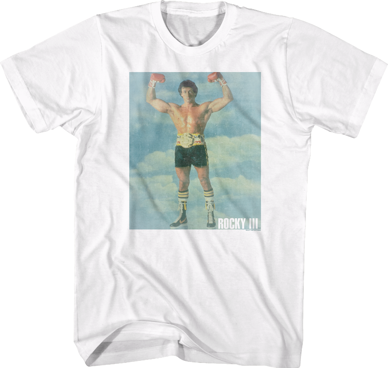 Flexing Rocky III T-Shirt Hoodie, Sweatshirt | CiraTrend.com (Image 1)