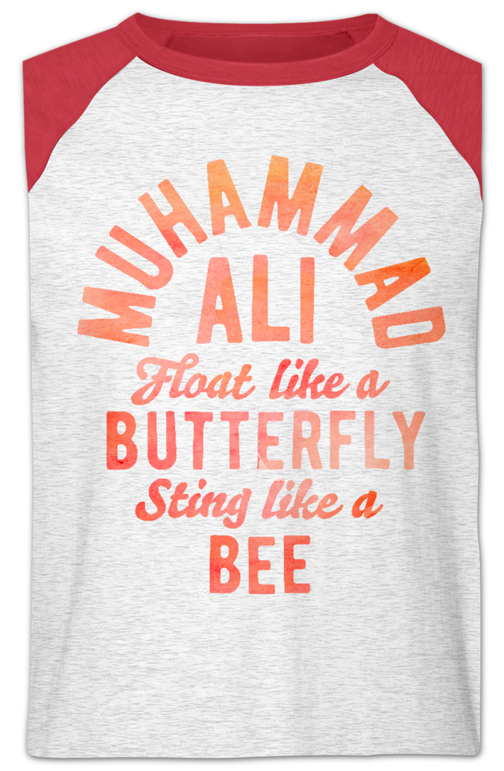 Float Like A Butterfly Sting Like A Bee Muhammad Ali Raglan Baseball Shirt Hoodie, Sweatshirt | CiraTrend.com (Image 2)