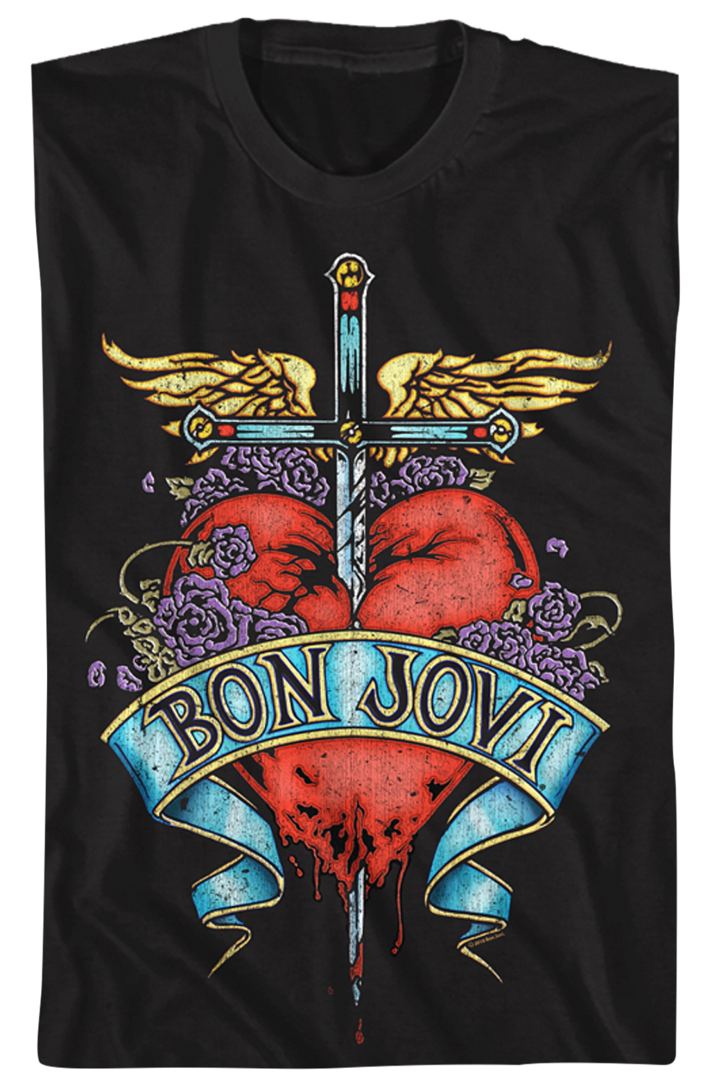 Floral Logo Bon Jovi T-Shirt Hoodie, Sweatshirt | CiraTrend.com (Image 2)