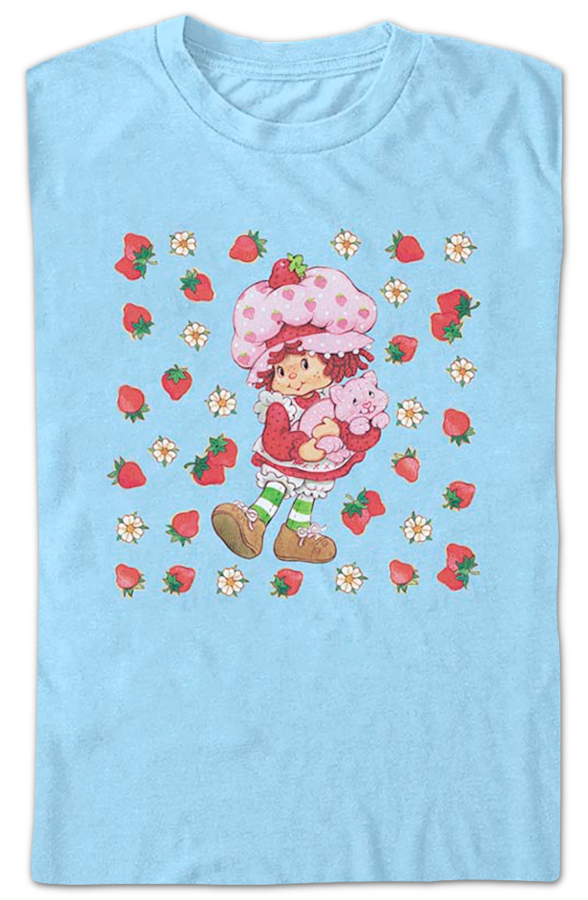 Flower Field Strawberry Shortcake T-Shirt Hoodie, Sweatshirt | CiraTrend.com (Image 2)