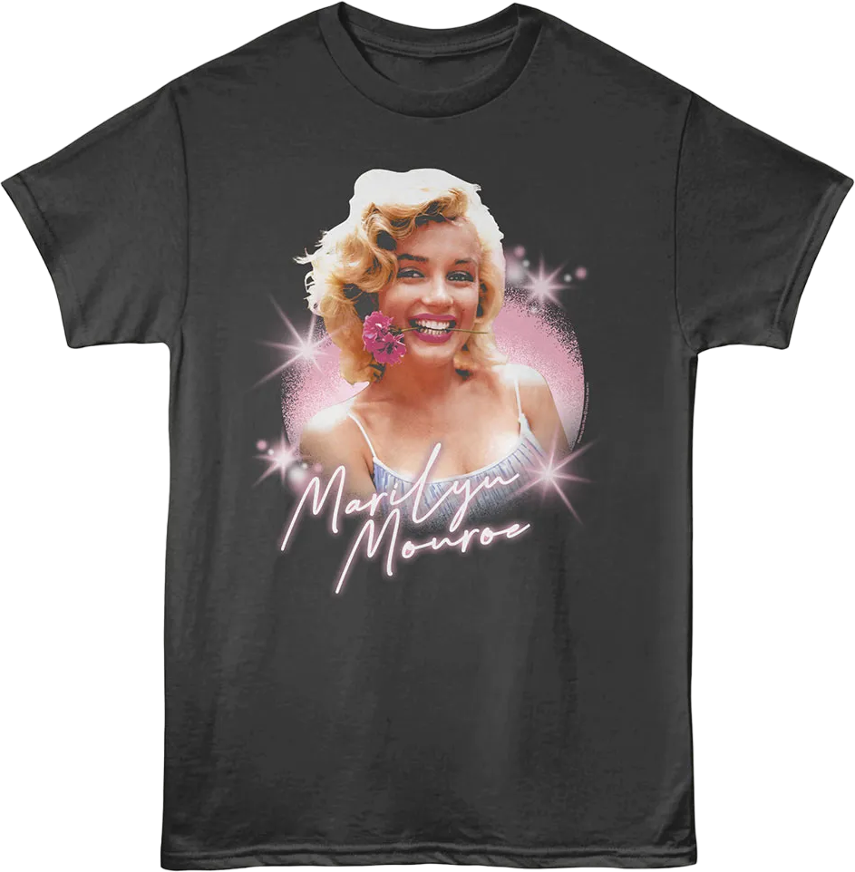 Flower Marilyn Monroe T-Shirt Hoodie, Sweatshirt | CiraTrend.com (Image 1)