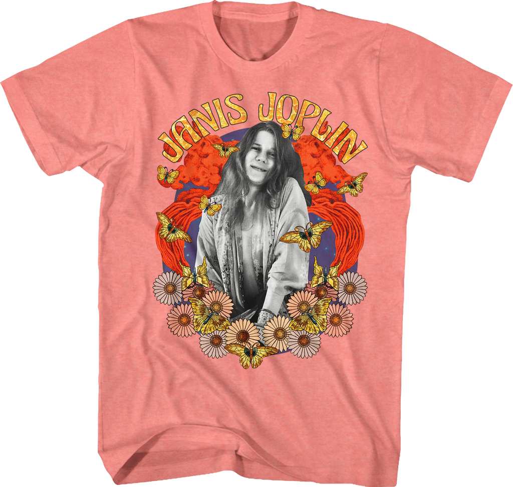 Flower Power Janis Joplin T-Shirt Hoodie, Sweatshirt | CiraTrend.com (Image 1)