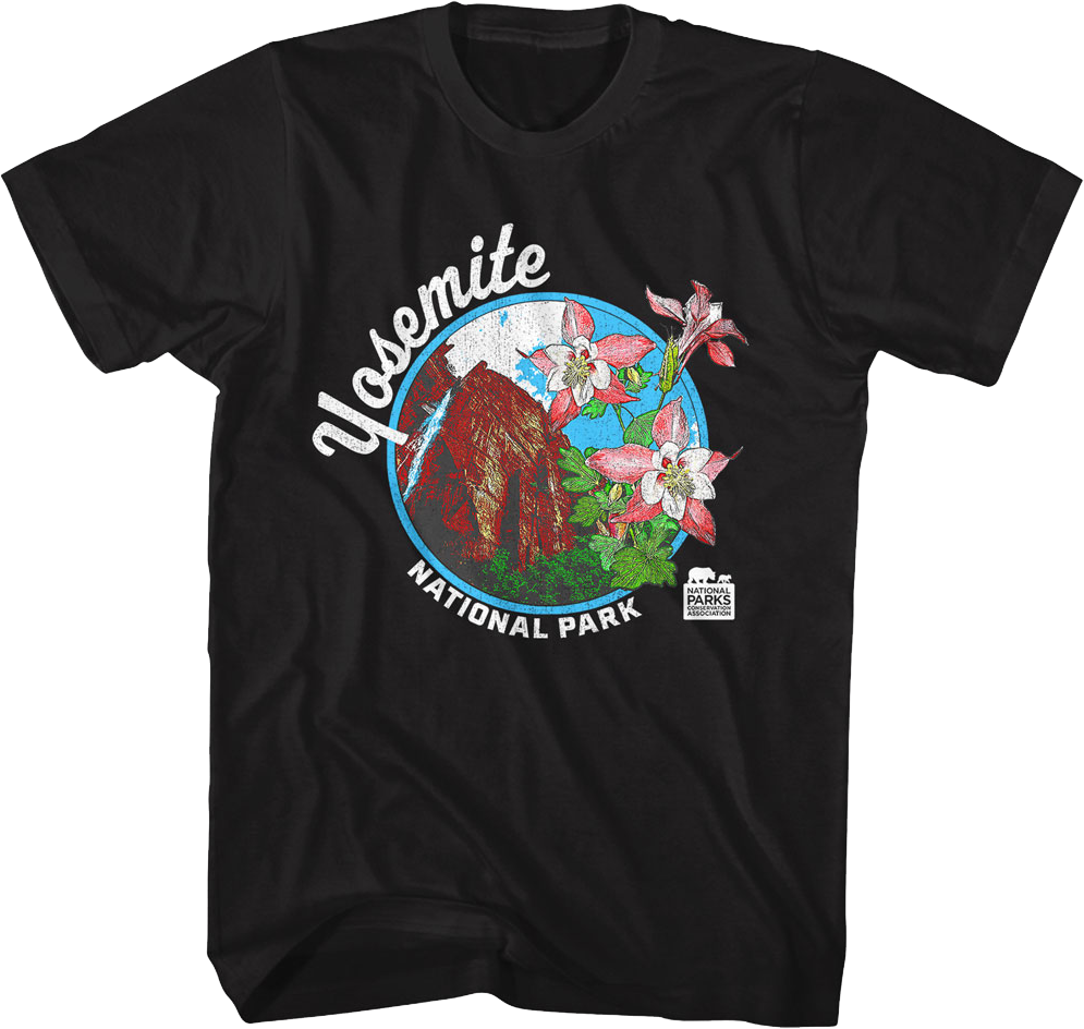 Flowers Yosemite National Park T-Shirt Hoodie, Sweatshirt | CiraTrend.com (Image 1)