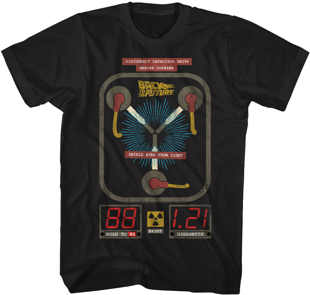 Flux Capacitor Back To The Future Shirt Hoodie, Sweatshirt | CiraTrend.com (Image 1)