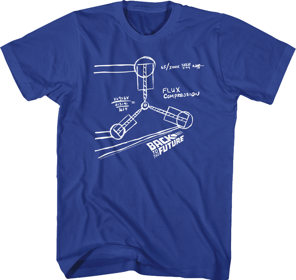 Flux Capacitor Sketch Back To The Future T-Shirt Hoodie, Sweatshirt | CiraTrend.com (Image 1)