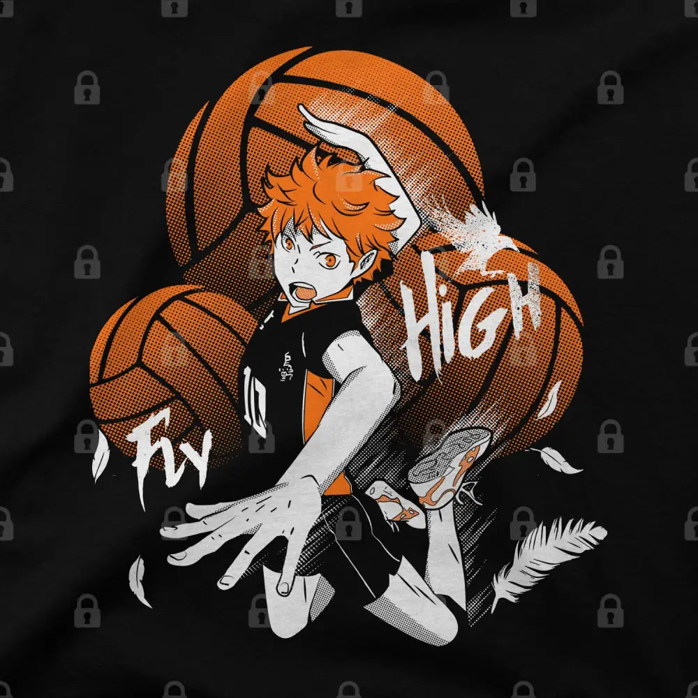 Fly High Karasuno T-Shirt Hoodie, Sweatshirt | CiraTrend.com (Image 1)