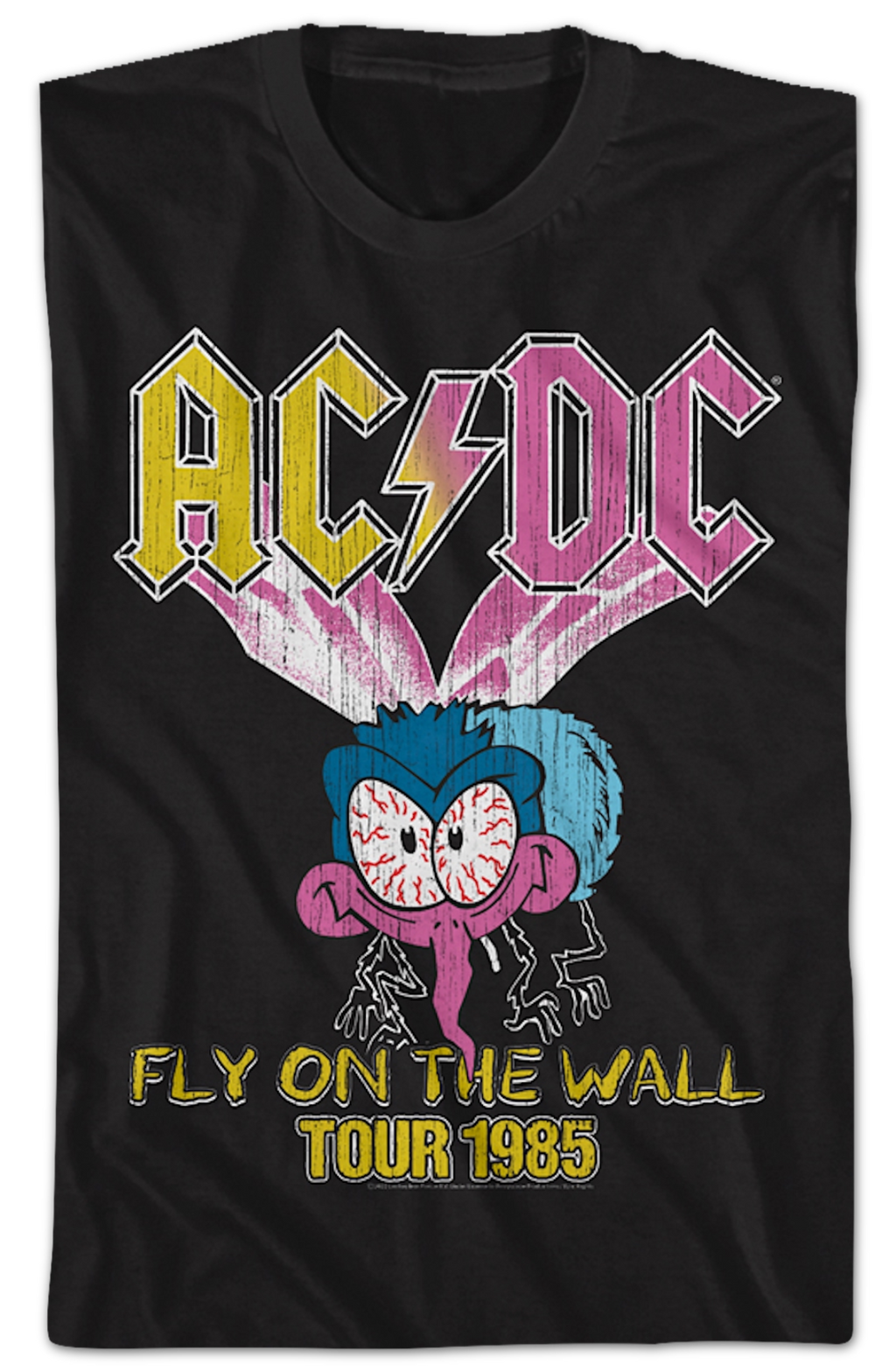 Fly On The Wall Tour 1985 ACDC Shirt Hoodie, Sweatshirt | CiraTrend.com (Image 2)