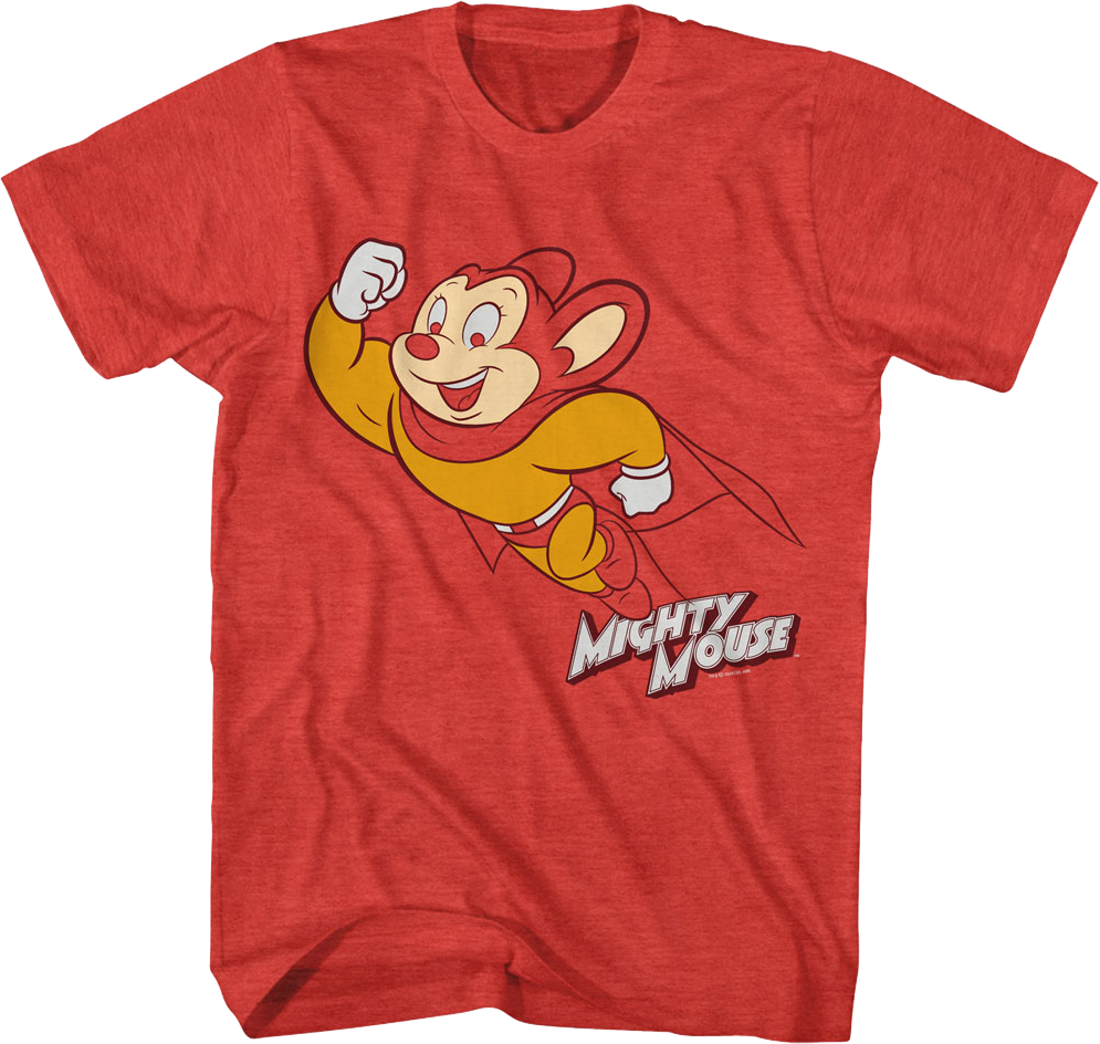 Flying Hero Mighty Mouse T-Shirt Hoodie, Sweatshirt | CiraTrend.com (Image 1)