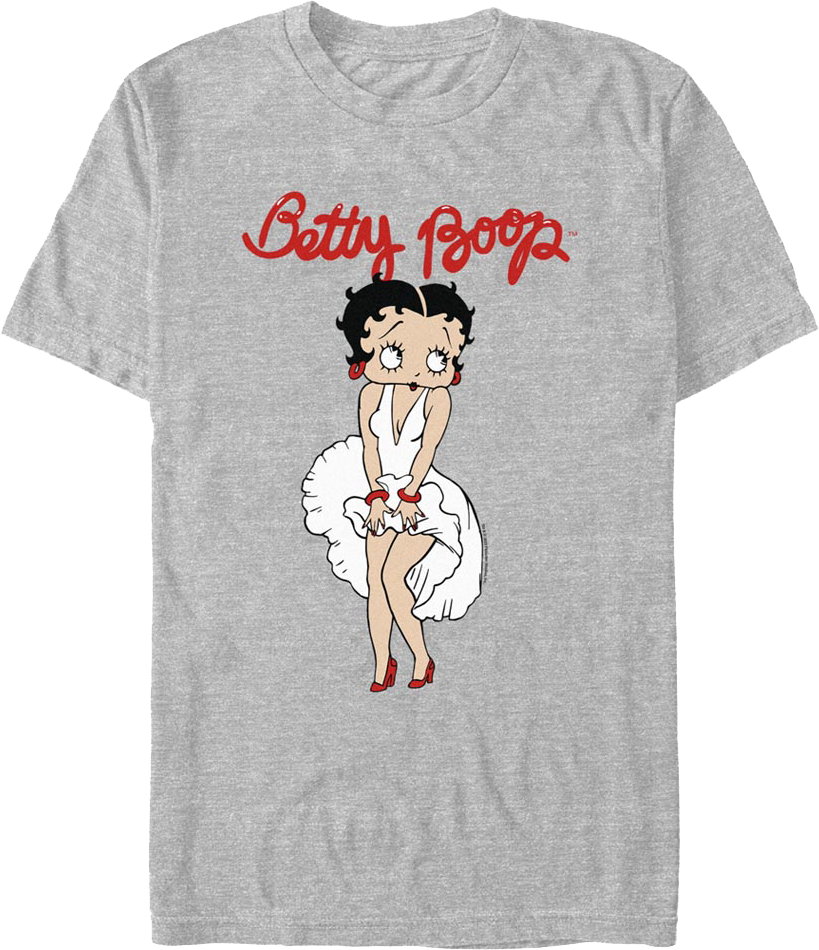 Flying Skirt Betty Boop T-Shirt Hoodie, Sweatshirt | CiraTrend.com (Image 1)