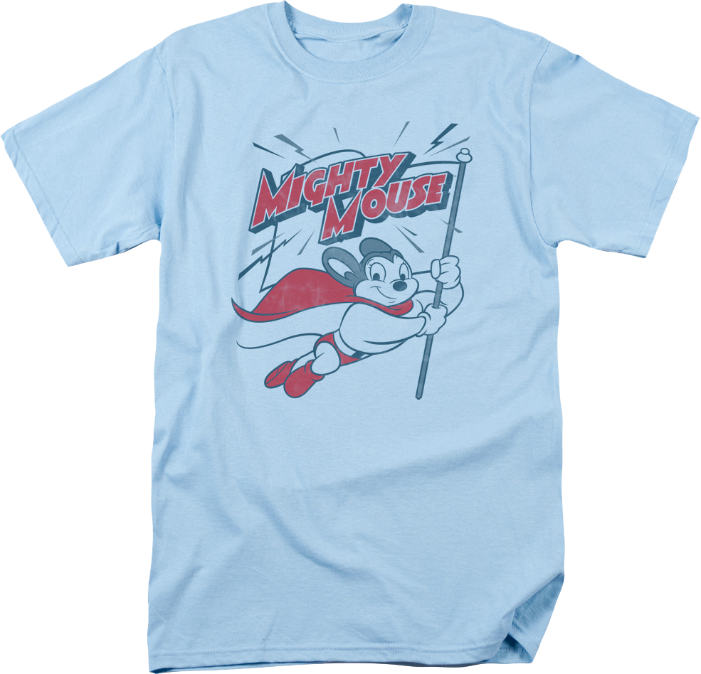 Flying With Flag Mighty Mouse T-Shirt Hoodie, Sweatshirt | CiraTrend.com (Image 1)