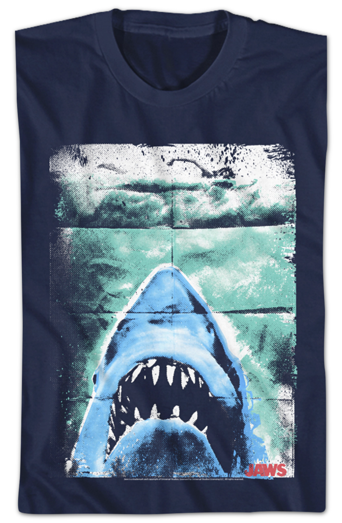 Folded Poster Jaws T-Shirt Hoodie, Sweatshirt | CiraTrend.com (Image 2)