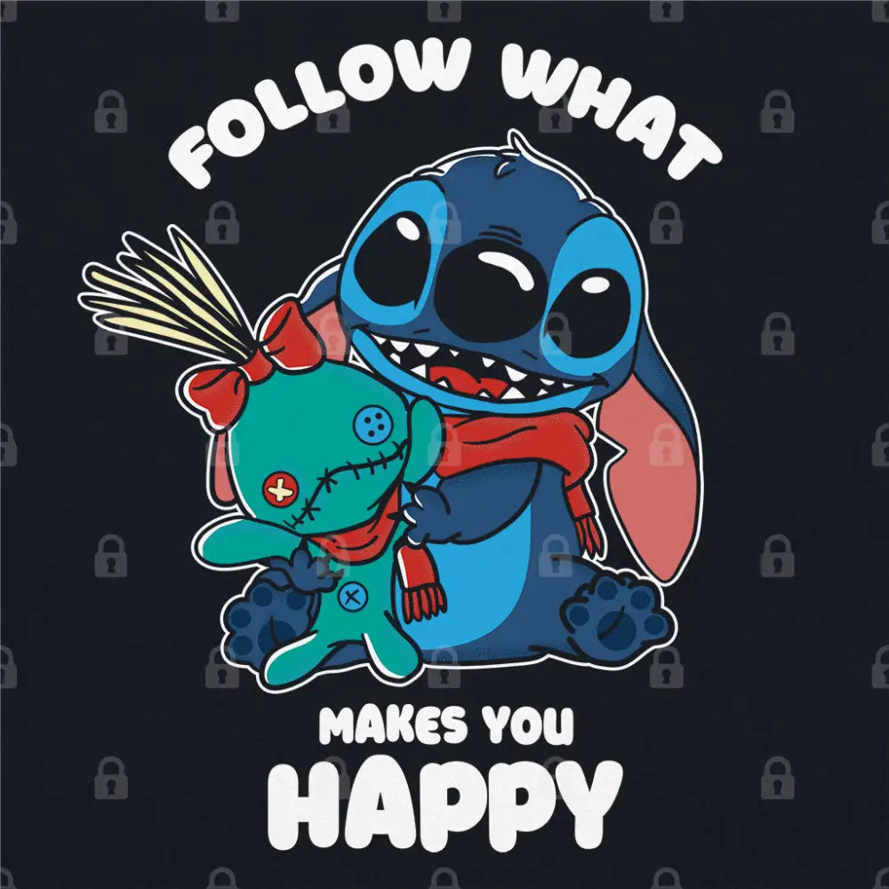 Follow What Makes You Happy T-Shirt Hoodie, Sweatshirt | CiraTrend.com (Image 1)