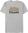 Follow Your Rainbow Crayola T-Shirt Hoodie, Sweatshirt | CiraTrend.com (Image 1)