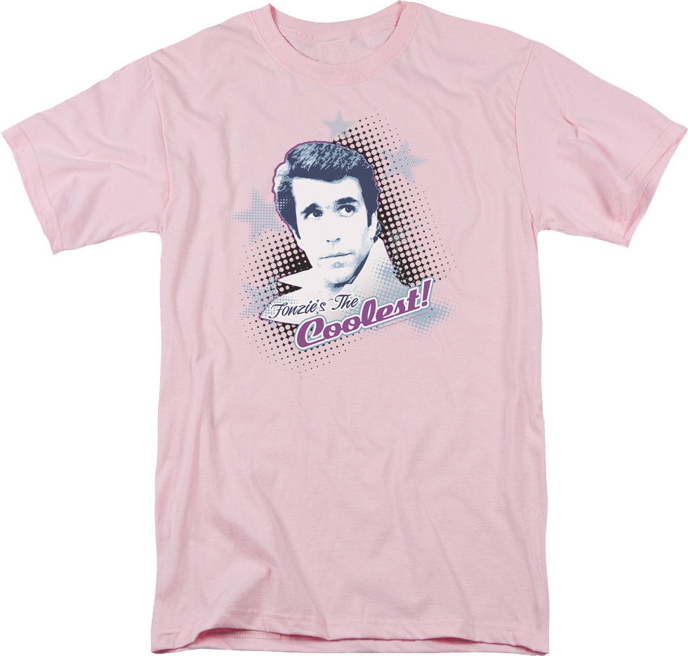 Fonzie's The Coolest Happy Days T-Shirt Hoodie, Sweatshirt | CiraTrend.com (Image 1)