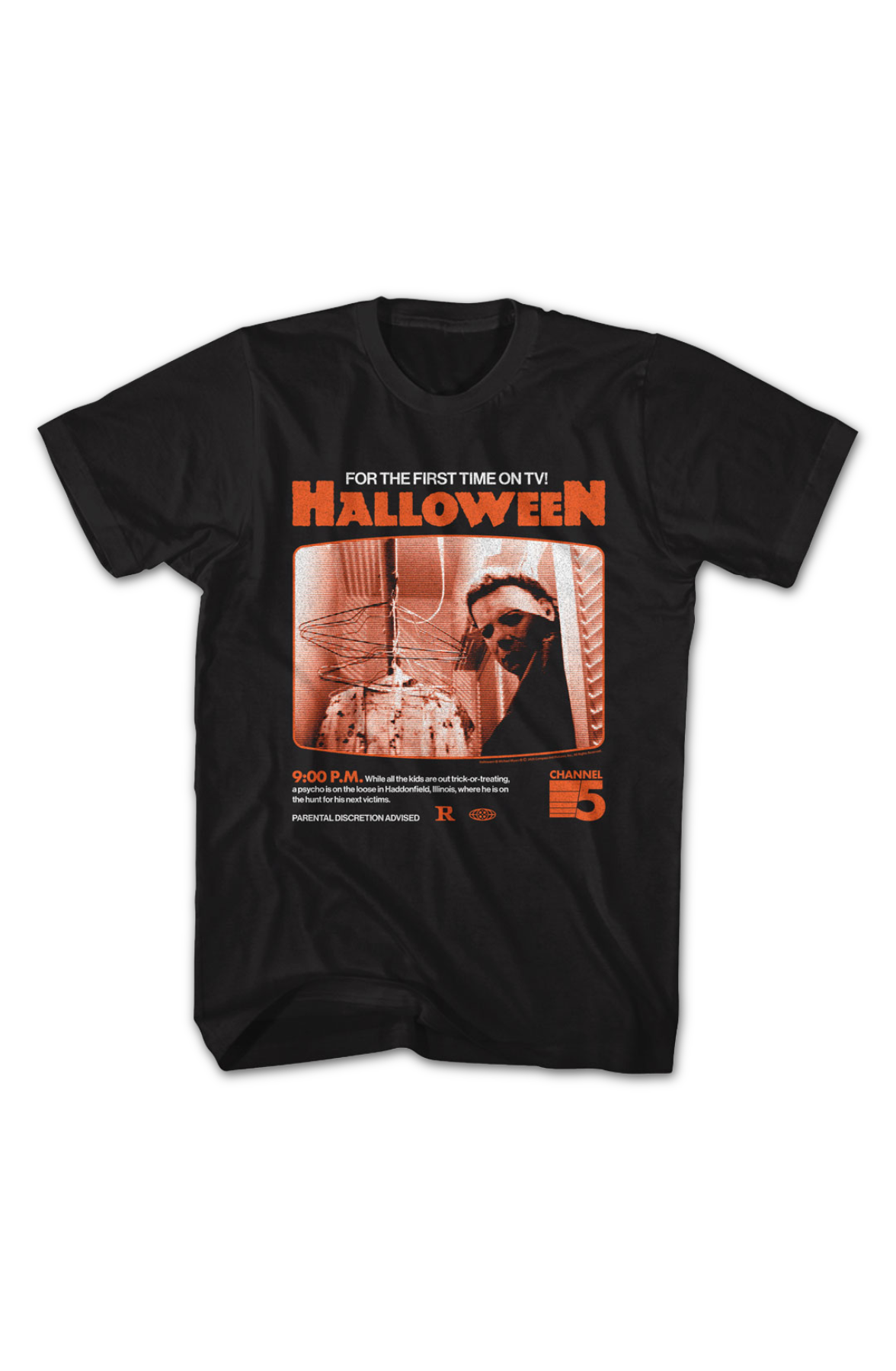 For The First Time On TV Halloween T-Shirt Hoodie, Sweatshirt | CiraTrend.com (Image 2)