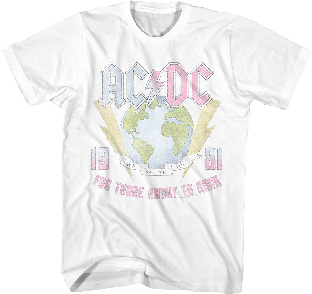 For Those About To Rock 1981 ACDC T-Shirt Hoodie, Sweatshirt | CiraTrend.com (Image 1)